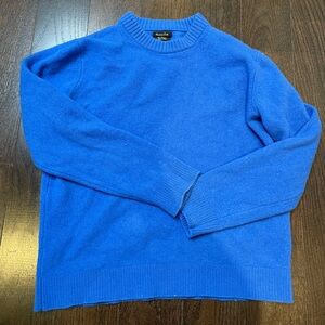 Cobalt Blue Lambswool / cashmere Sweater